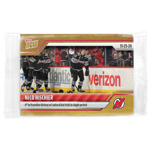 2024-25 TOPPS NOW /1 Gold Ice Parallel #47- Nico Hischier (1 of 1)