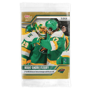 2024-25 TOPPS NOW /1 Gold Ice Parallel #50- Marc-Andre Fleury 2 (1 of 1)