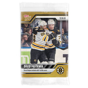 2024-25 TOPPS NOW /1 Gold Ice Parallel #61- David Pastrnak (1 of 1)