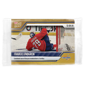 2024-25 TOPPS NOW /1 Gold Ice Parallel #68- Charlie Lindgren (1 of 1)