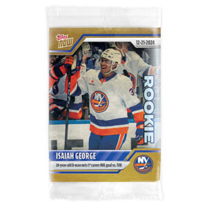 2024-25 TOPPS NOW /1 Gold Ice Parallel #70- Isaiah George (1 of 1)
