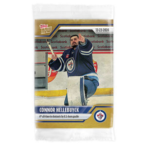 2024-25 TOPPS NOW /1 Gold Ice Parallel #71- Connor Hellebuyck (1 of 1)