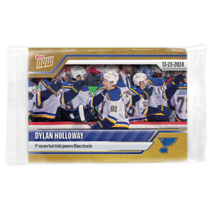 2024-25 TOPPS NOW /1 Gold Ice Parallel #72- Dylan Holloway (1 of 1)