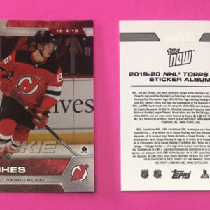 2019 Topps NOW Week 1 -#6- Jack Hughes (1 of 1483)