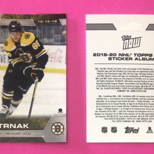 2019 Topps NOW Week 2- #18- David Pastrnak (1 of 1020)