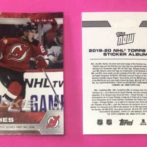 2019 Topps NOW Week 3- #24- Jack Hughes 2 (1 of 1444)