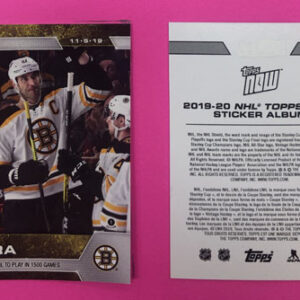 2019 Topps NOW Week 5- #41- Zdeno Chara (1 of 719)