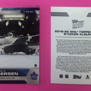 2019 Topps NOW Week 17- #149- Frederik Andersen (1 of 742)