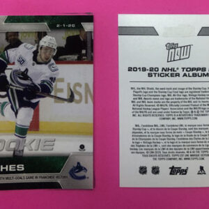 2019 Topps NOW Week 18- #160- Quinn Hughes 3 (1 of 917)