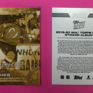 2019 Topps NOW Week 3- GOLD CHASE #24G- Jack Hughes (1 of 145)