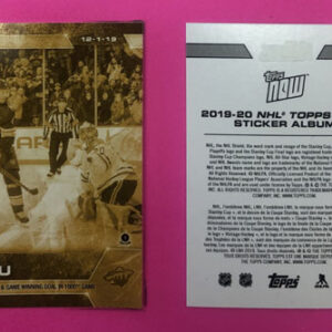 2019 Topps NOW Week 9- GOLD CHASE #79G- Mikko Koivu (1 of 100)