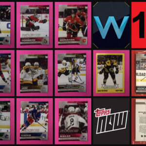 2019 Topps NOW Week 18- (Patrick Marleau Top) 10 Sticker Sealed Cellophane (CHASE David Pastrnak C-6 showing) package (1 of 306)