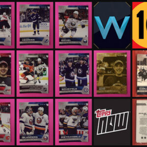 2019 Topps NOW Week 10- 10 Sticker Sealed Cellophane (GOLD Sebastian Aho 85G showing) package (1 of 72)