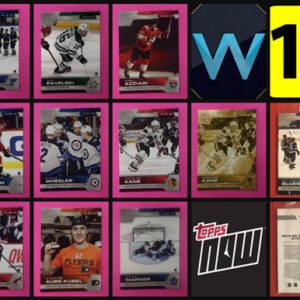2019 Topps NOW Week 12- 10 Sticker Sealed Cellophane (GOLD Patrick Kane 105G showing) package (1 of 84)