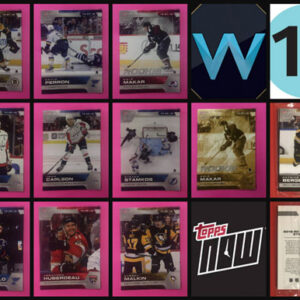 2019 Topps NOW Week 13- 10 Sticker Sealed Cellophane (GOLD Cale Makar 111G showing) package (1 of 72)