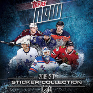 2019 Topps NOW NHL Hockey Sticker Unused Album Connor McDavid, Nathan MacKinnon, Nikita Kucherov, Patrick Kane, John Tavares and Henrik Lundqvist on Front Cover. Only one version cover of this album was made for this series.