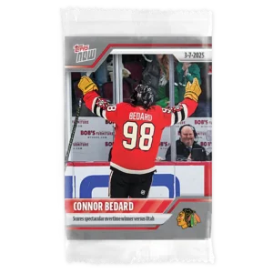 2024-25 Topps NOW #128- Connor Bedard 3 (1 of 365)