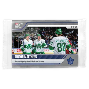 2024-25 Topps NOW #136- Auston Matthews 4 (1 of 155)