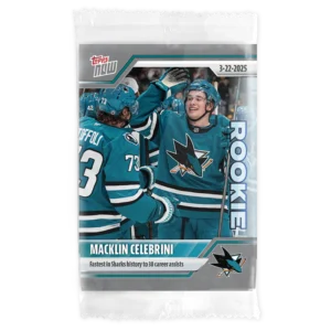 2024-25 Topps NOW #140- Macklin Celebrini 8 (1 of 1295)