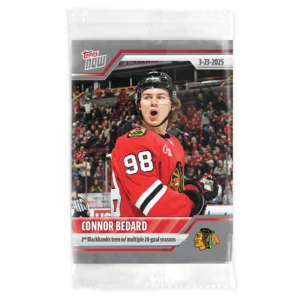 2024-25 Topps NOW #141- Connor Bedard 5 (1 of 405)