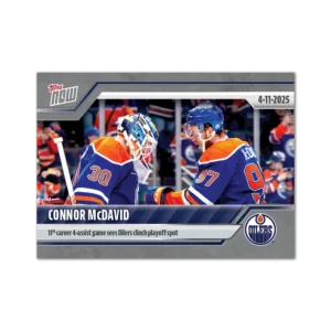 2024-25 Topps NOW #157- Connor McDavid 6 (1 of 250)