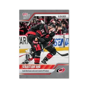 2024-25 Topps NOW #172- Sebastian Aho (1 of 160)