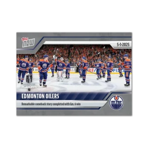 2024-25 Topps NOW #174- Edmonton Oilers (1 of 135)