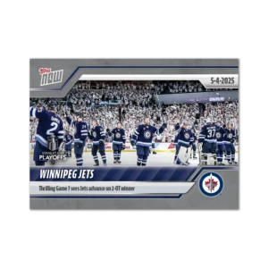 2024-25 Topps NOW #176- Winnipeg Jets 3 (1 of 110)