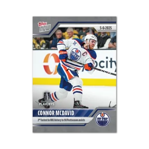 2024-25 Topps NOW #178- Connor McDavid 7 (1 of 340)