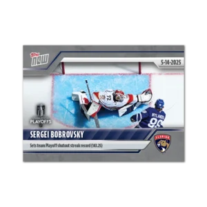 2024-25 Topps NOW #183- Sergei Bobrovsky 3 (1 of 260)