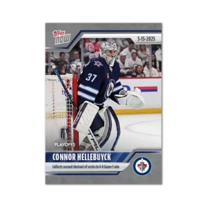 2024-25 Topps NOW #186- Connor Hellebuyck 4 (1 of 100)