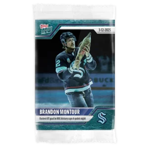 2024-25 Topps NOW /10 Blue Ice Parallel #132- Brandon Montour (1 of 10)