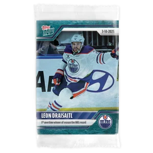 2024-25 Topps NOW /10 Blue Ice Parallel #133- Leon Draisaitl 3 (1 of 10)