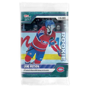 2024-25 Topps NOW /10 Blue Ice Parallel #134- Lane Hutson 4 (1 of 10)