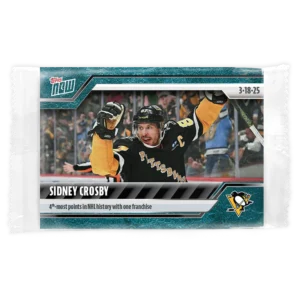 2024-25 Topps NOW /10 Blue Ice Parallel #137- Sidney Crosby 6 (1 of 10)