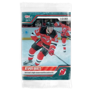 2024-25 Topps NOW /10 Blue Ice Parallel #139- Jesper Bratt (1 of 10)
