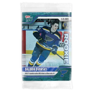 2024-25 Topps NOW /10 Blue Ice Parallel #142- Dalibor Dvorsky (1 of 10)