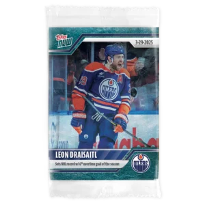 2024-25 Topps NOW /10 Blue Ice Parallel #146- Leon Draisaitl 4 (1 of 10)