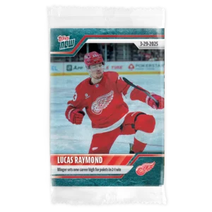 2024-25 Topps NOW /10 Blue Ice Parallel #147- Lucas Raymond 2 (1 of 10)