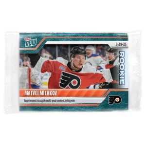 2024-25 Topps NOW /10 Blue Ice Parallel #148- Matvei Michkov 5 (1 of 10)