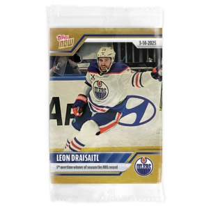 2024-25 Topps NOW /1 Gold Ice Parallel #133- Leon Draisaitl 3 (1 of 1)
