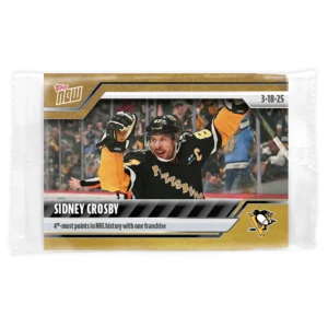 2024-25 Topps NOW /1 Gold Ice Parallel #137- Sidney Crosby 6 (1 of 1)