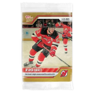 2024-25 Topps NOW /1 Gold Ice Parallel #139- Jesper Bratt (1 of 1)