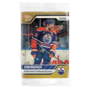 2024-25 Topps NOW /1 Gold Ice Parallel #146- Leon Draisaitl 4 (1 of 1)