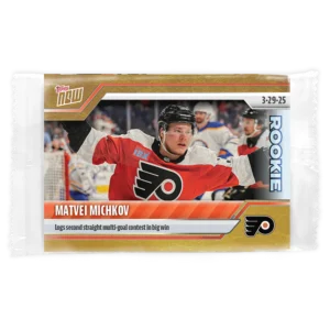 2024-25 Topps NOW /1 Gold Ice Parallel #148- Matvei Michkov 5 (1 of 1)