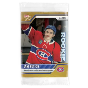 2024-25 Topps NOW /1 Gold Ice Parallel #149- Lane Hutson 5 (1 of 1)