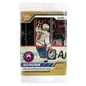 2024-25 Topps NOW /1 Gold Ice Parallel #150- Alexander Ovechkin 11 (1 of 1)