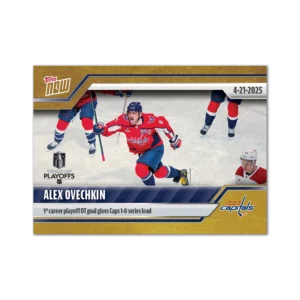 2024-25 Topps NOW /1 Gold Ice Parallel #165- Alexander Ovechkin 24 (1 of 1)