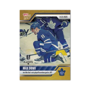 2024-25 Topps NOW /1 Gold Ice Parallel #166- Max Domi (1 of 1)
