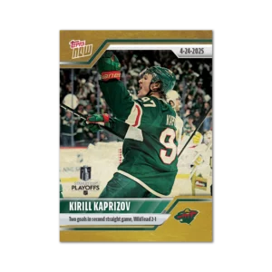 2024-25 Topps NOW /1 Gold Ice Parallel #167- Kirill Kaprizov 2 (1 of 1)